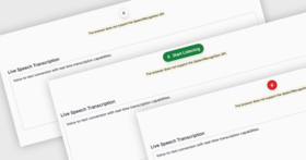 Integrate Voice-to-Text Transcription into Web Apps