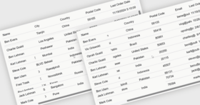 Freeze Grid Rows and Columns While Scrolling