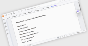 Encrypt PDF Documents with Data Integrity Checks