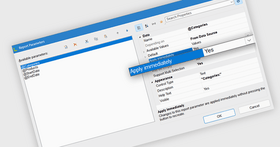 Apply Report Parameter Changes Instantly