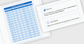 Diseñe informes más inteligentes con asistencia de IA incorporada