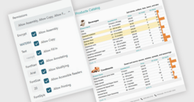 権限トグルでPDFエクスポート設定を簡素化