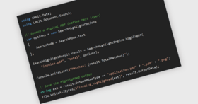 テキストの検索とハイライトを高速化