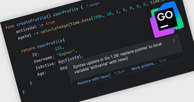 Highlight Improvements in Go Code