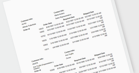 Explore Nested Data Regions in JavaScript Reports
