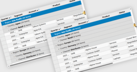 Maintain Context with Sticky Group Headers