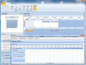 Janus Schedule adds Office 2010 style