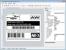 Create Barcode Labels using a Visual Label Editor