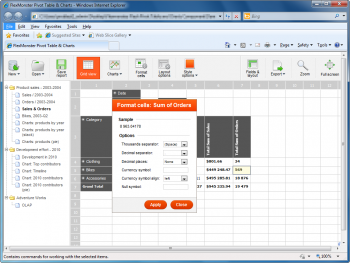 Flexmonster Pivot Table & Chart Component v2.2 released screenshot