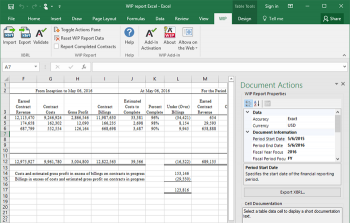 Altova Work in Process（WIP）XBRL add-in for Excelがリリースされました のスクリーン ショット