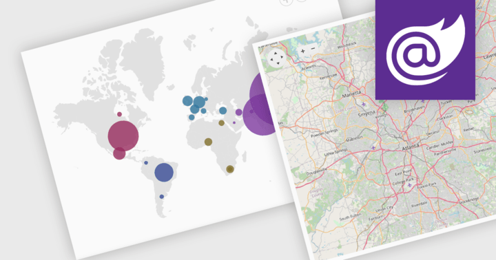 Visualize dados geográficos em aplicativos Blazor