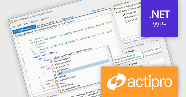 Build Desktop Apps with Visual Studio-Like UI