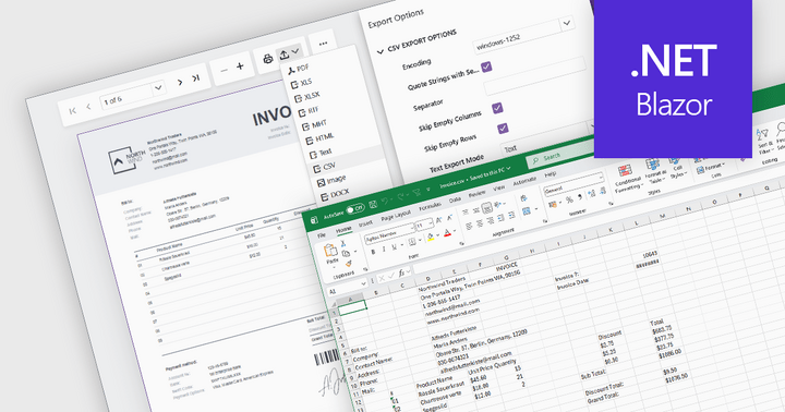 Exporte informes a CSV en Blazor