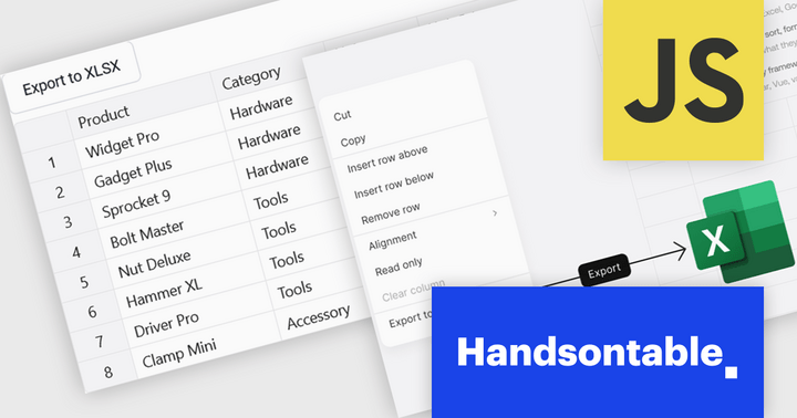 Export Data Tables Directly to Excel