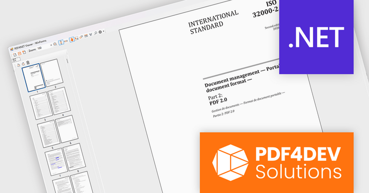 페이지 썸네일을 통한 PDF 문서 탐색