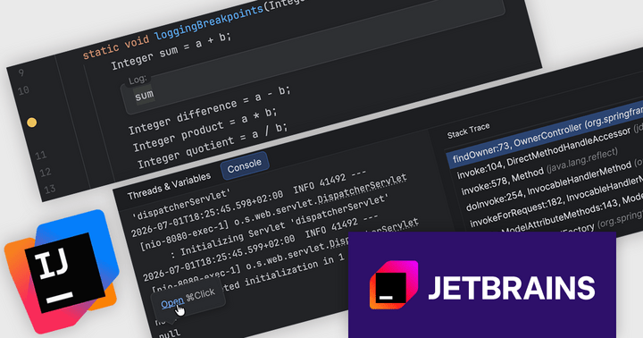 Déboguez des applications exécutées avec des Logpoints