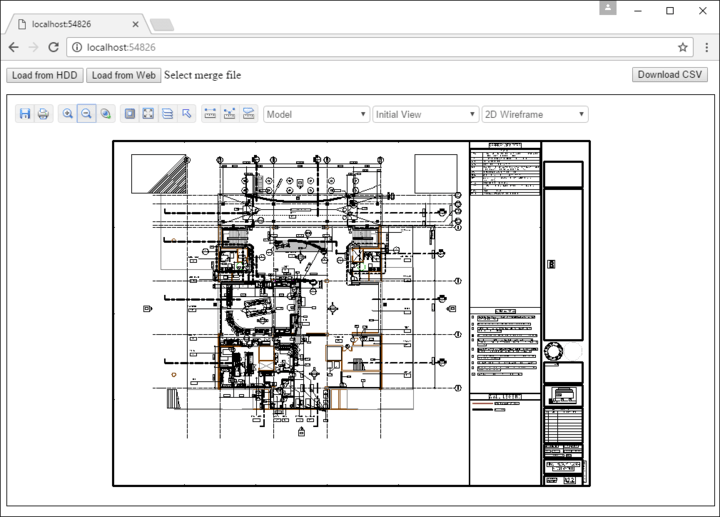 autocad drawing view