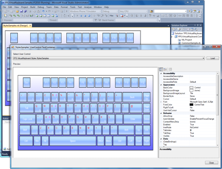 MindFusion.Virtual Keyboard for WinForms