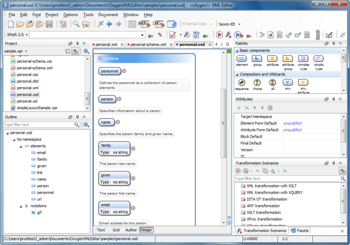 Visual Xml Schema Diagram Editor Design Mode