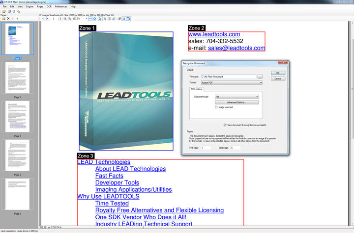 ocr scanner with leadtools