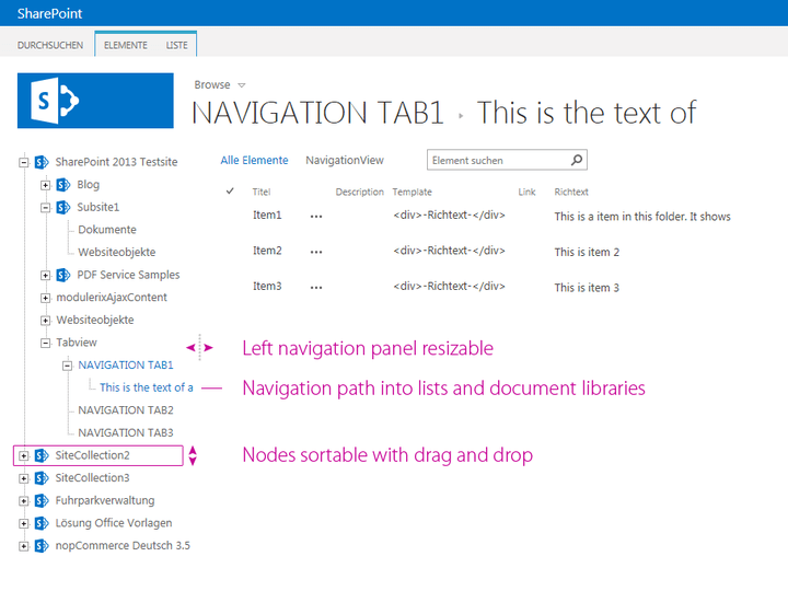SharePoint Navigation Tools