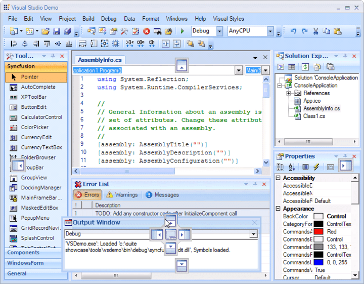 Syncfusion Essential Tools for Windows Forms